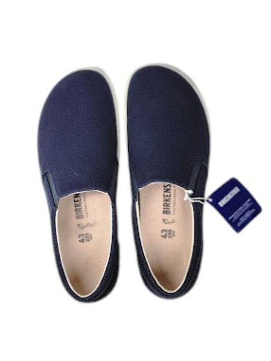 BIRKENSTOCK Oswego Canvas Slip On Sneakers Navy Blue Men’s 10 EU 43 Regular NWOB